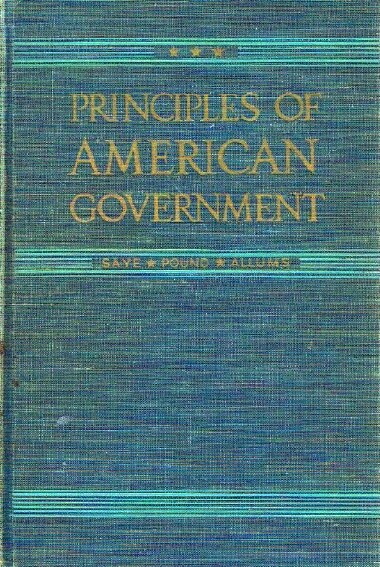 Image for Principles of American Government Principles of American Government