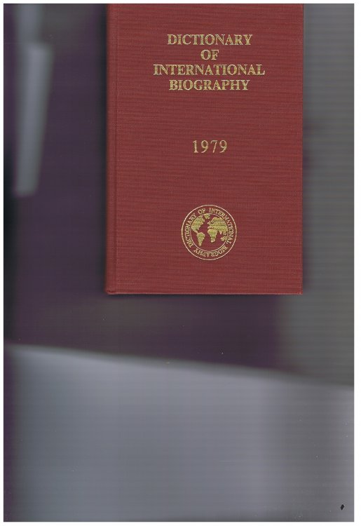 Image for Dictionary Of International Biography Dictionary Of International Biography