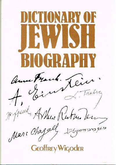 Image for Dictionary of Jewish Biography Dictionary of Jewish Biography