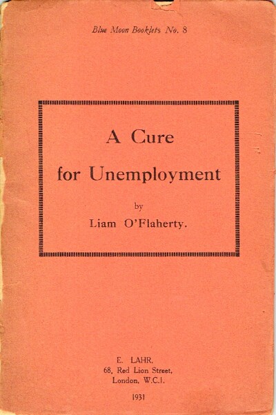 Image for A Cure for Unemployment A Cure for Unemployment