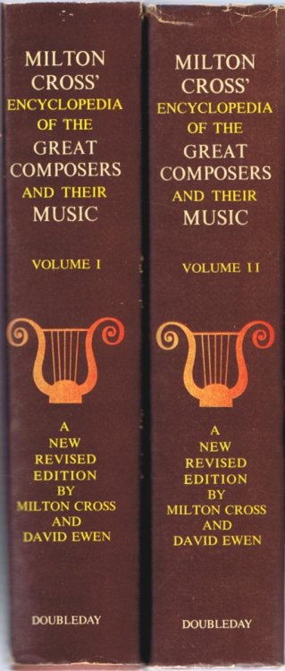 Image for Milton Cross' Encyclopedia of the Great Composers and Their Music (Two Volumes, Complete) Milton Cross' Encyclopedia of the Great Composers and Their Music (Two Volumes, Complete)