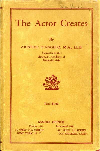 THE ACTOR CREATES