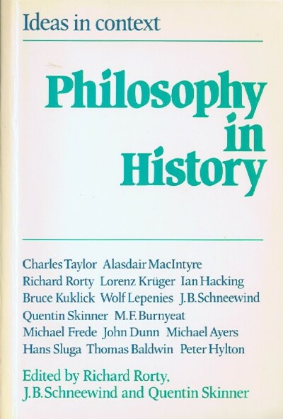 Image for Philosophy in History: Essays on the Historiography of Philosophy Philosophy in History: Essays on the Historiography of Philosophy