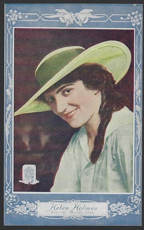 POSTCARD OF HELEN HOLMES