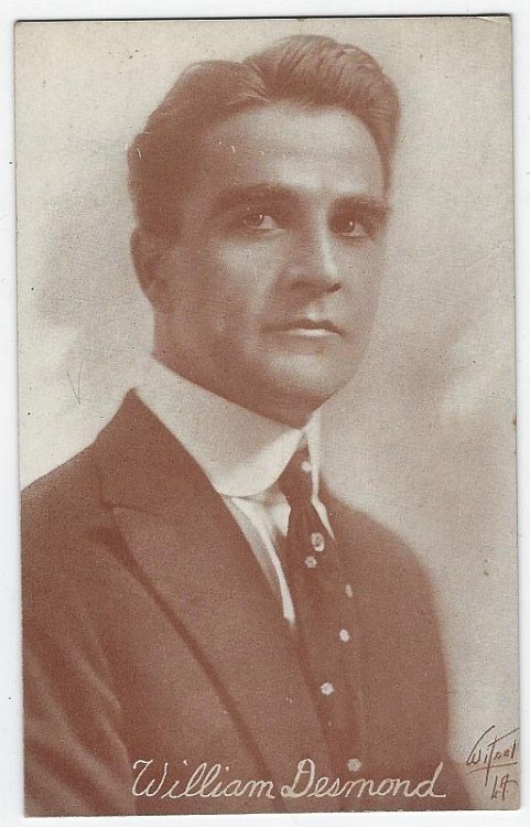 POSTCARD OF WILLIAM DESMOND