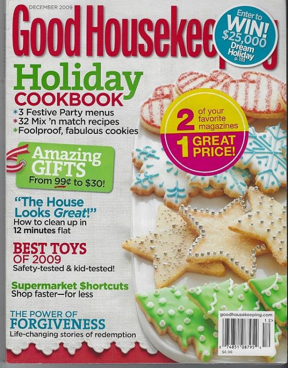 GOOD HOUSEKEEPING MAGAZINE DECEMBER 2009
