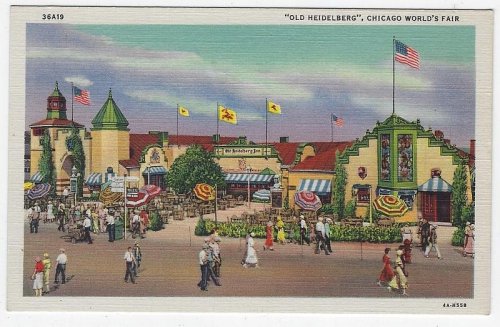 OLD HEIDELBERG, A CENTURY OF PROGRESS, INTERNATIONAL EXPOSITION 1933, CHICAGO, ILLINOIS