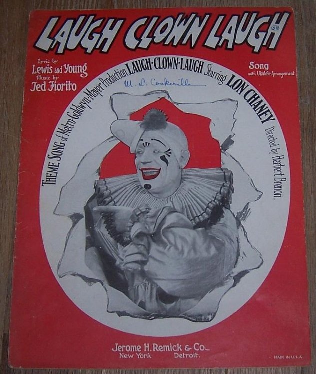 LAUGH CLOWN LAUGH