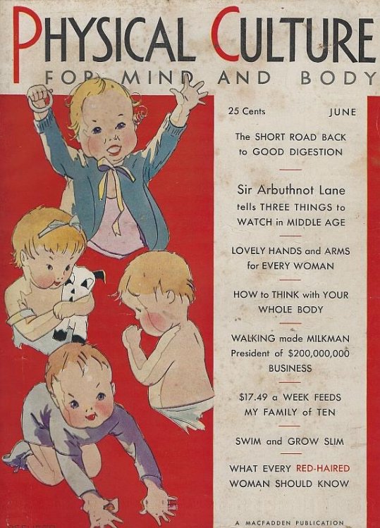 PHYSICAL CULTURE FOR MIND AND BODY MAGAZINE JUNE 1930