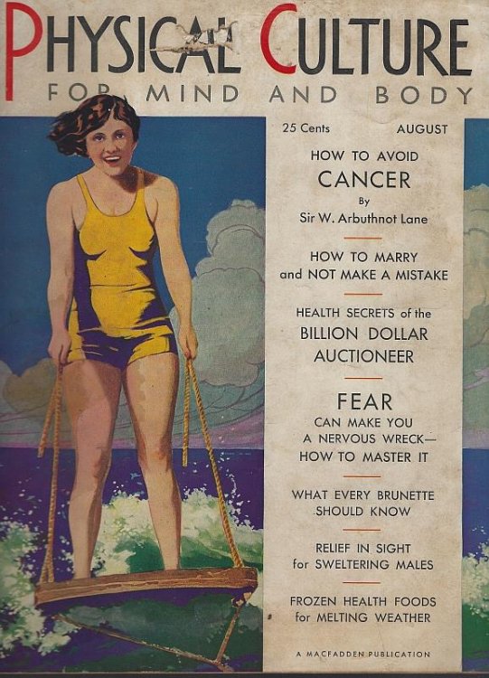 PHYSICAL CULTURE FOR MIND AND BODY MAGAZINE AUGUST 1930