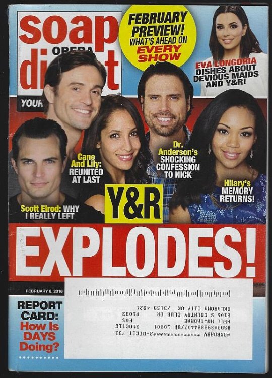 SOAP OPERA DIGEST FEBRUARY 8, 2016
