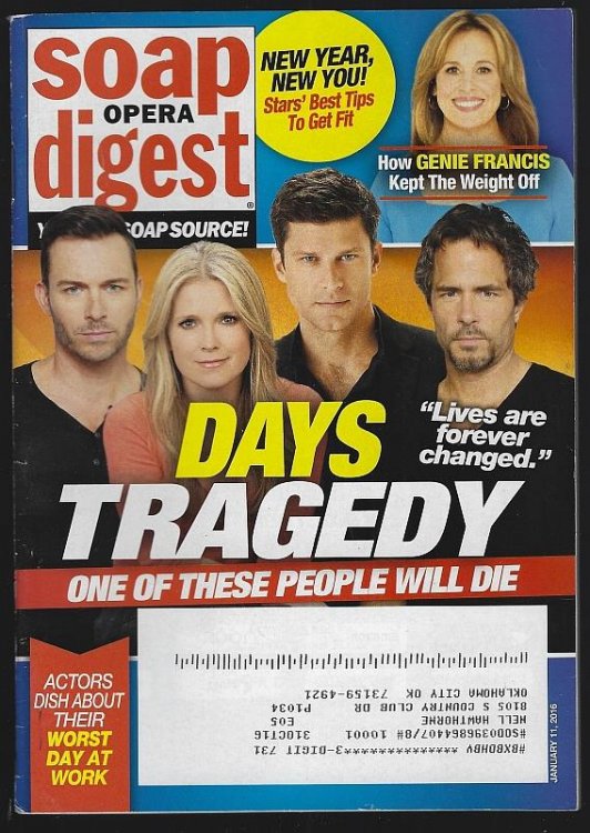 SOAP OPERA DIGEST JANUARY 11, 2016