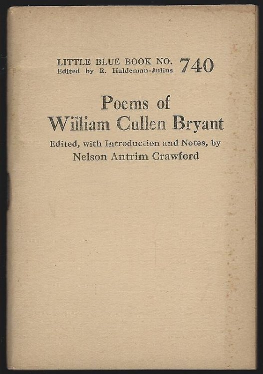 POEMS OF WILLIAM CULLEN BRYANT