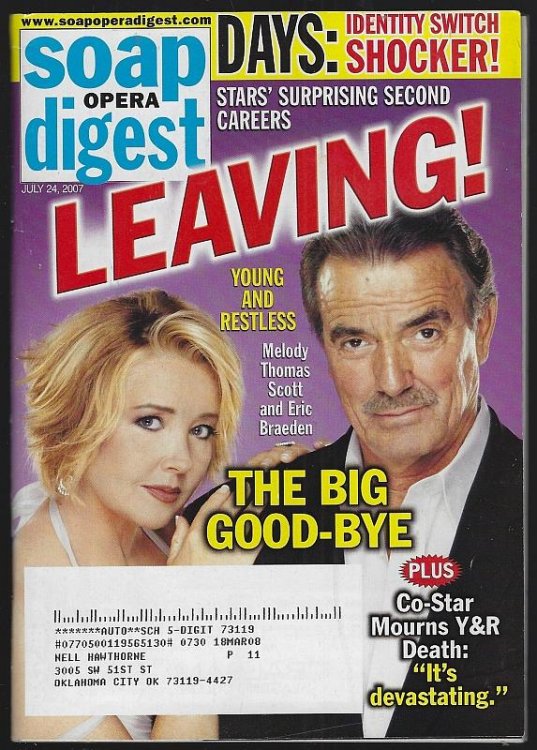 SOAP OPERA DIGEST JULY 24, 2007