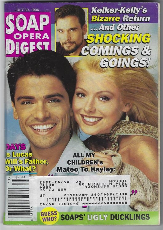 SOAP OPERA DIGEST JULY 30, 1996