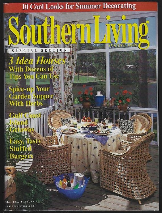 SOUTHERN LIVING MAGAZINE AUGUST 1999