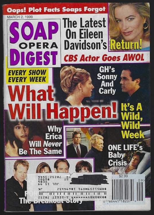 SOAP OPERA DIGEST MARCH 2, 1999