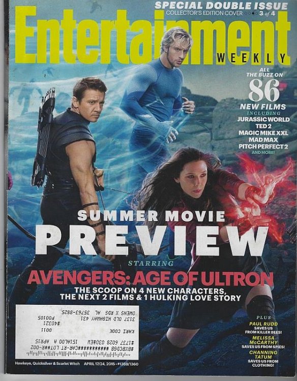 ENTERTAINMENT WEEKLY MAGAZINE APRIL 17/24, 2015