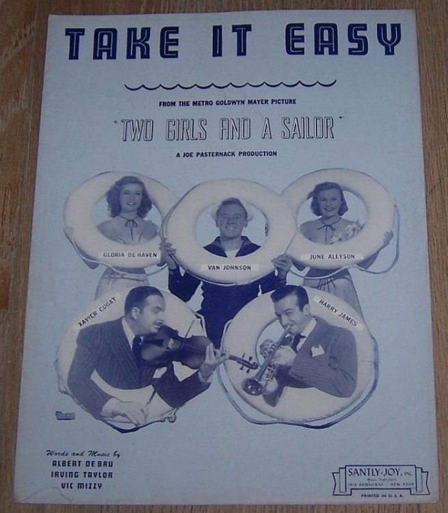 TAKE IT EASY