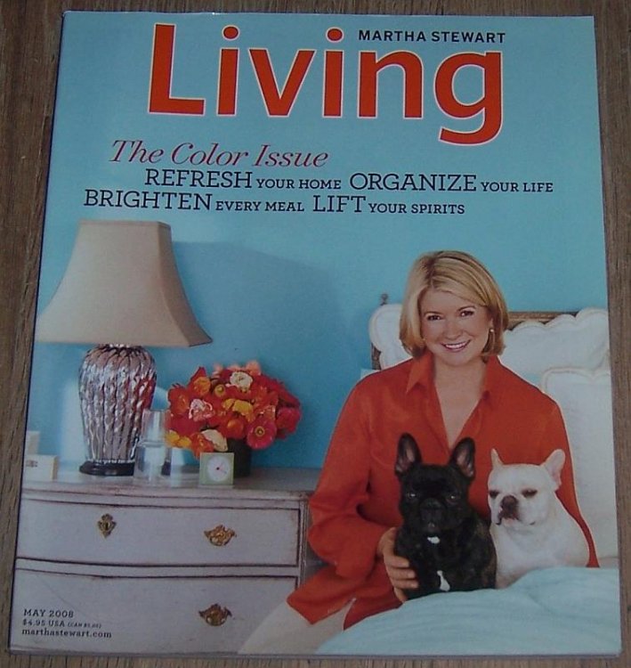 MARTHA STEWART LIVING MAGAZINE MAY 2008