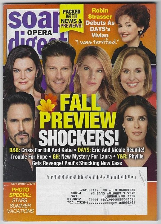 SOAP OPERA DIGEST SEPTEMBER 9, 2019