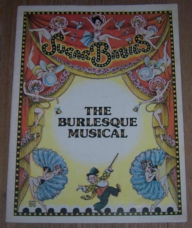 SUGAR BABIES, THE BURLESQUE MUSICAL SOUVENIR PROGRAM Starring Mickey Rooney and Ann Miller