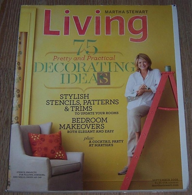 MARTHA STEWART LIVING MAGAZINE SEPTEMBER 2008