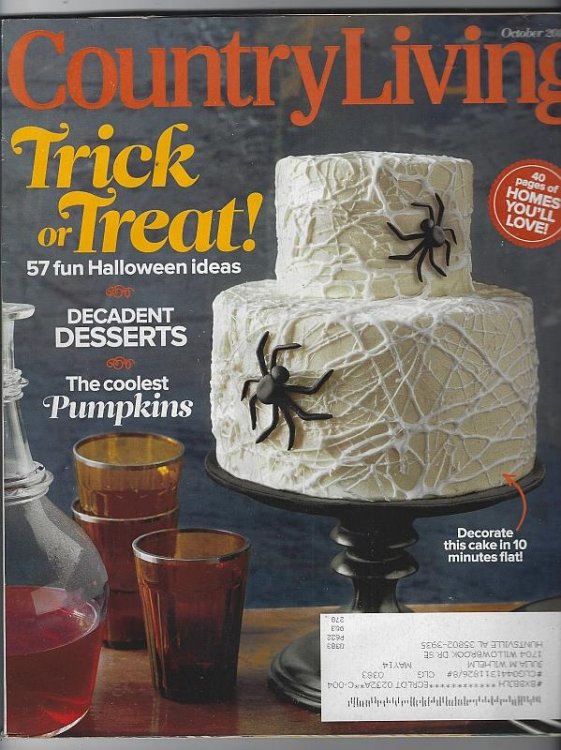 COUNTRY LIVING MAGAZINE OCTOBER 2013