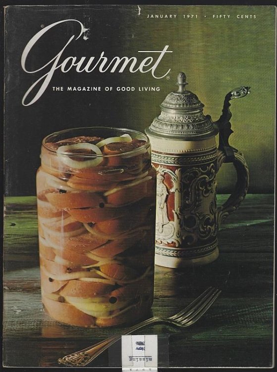 GOURMET MAGAZINE JANUARY 1971