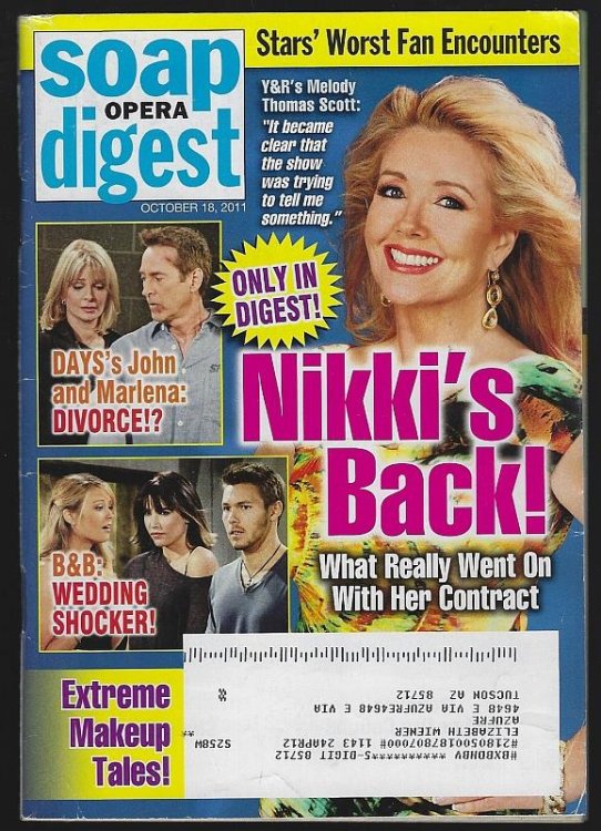 SOAP OPERA DIGEST OCTOBER 18, 2011