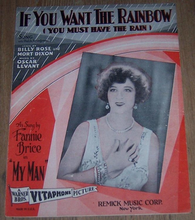 IF YOU WANT THE RAINBOW You Must Have the Rain