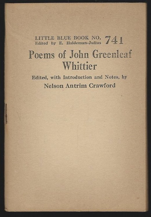 POEMS OF JOHN GREENLEAF WHITTIER