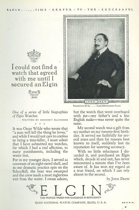 1925 NATIONAL GEOGRAPHIC ELGIN NATIONAL WATCH COMPANY SUPREME MAGAZINE ADVERTISEMENT