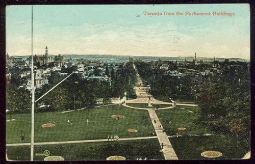 TORONTO, ONTARIO, CANADA FROM PARLIAMENT BUILDINGS