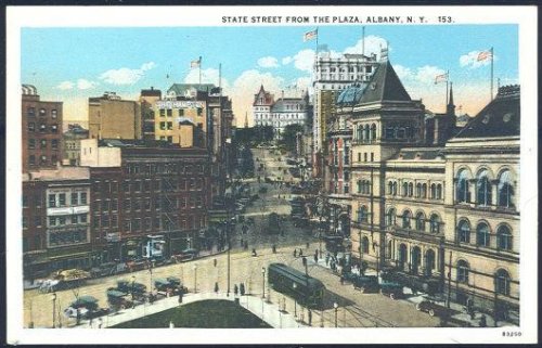 STATE STREET FROM THE PLAZA, ALBANY, NEW YORK
