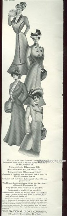 1901 LADIES HOME JOURNAL NATIONAL CLOAK COMPANY MAGAZINE ADVERTISEMENT