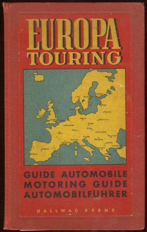 EUROPA TOURING Guide Automobile, Motoring Guide, Automobilfuhrer
