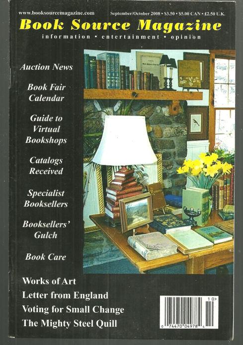 BOOK SOURCE MAGAZINE SEPTEMBER/OCTOBER 2008