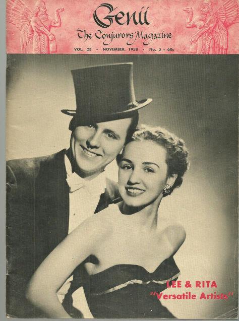 GENII THE CONJURORS' MAGAZINE NOVEMBER 1958