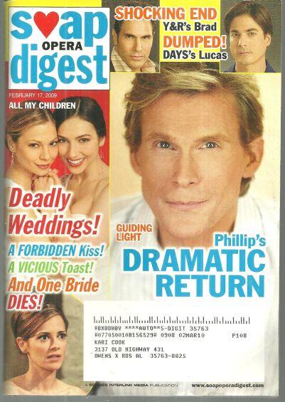 SOAP OPERA DIGEST FEBRUARY 17, 2009