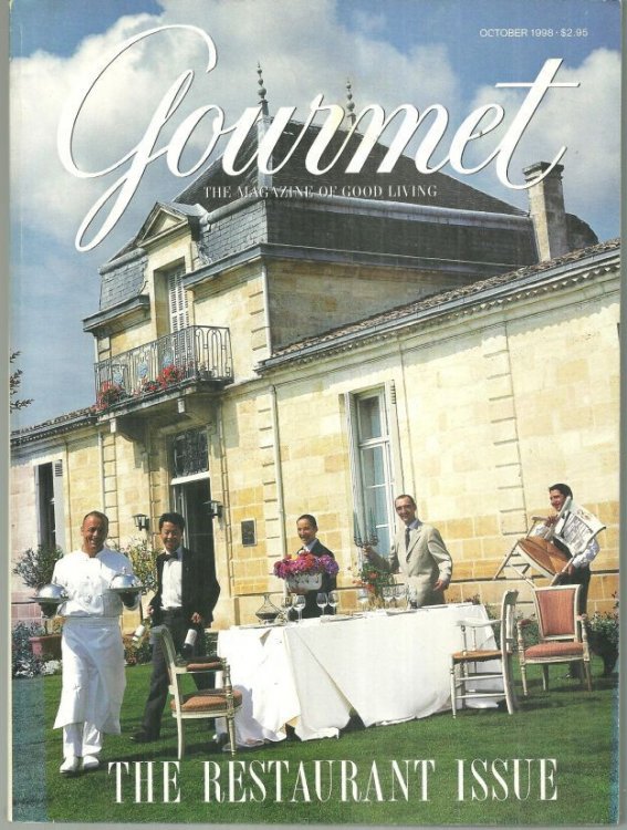 GOURMET MAGAZINE OCTOBER 1998 The Magazine of Good Living