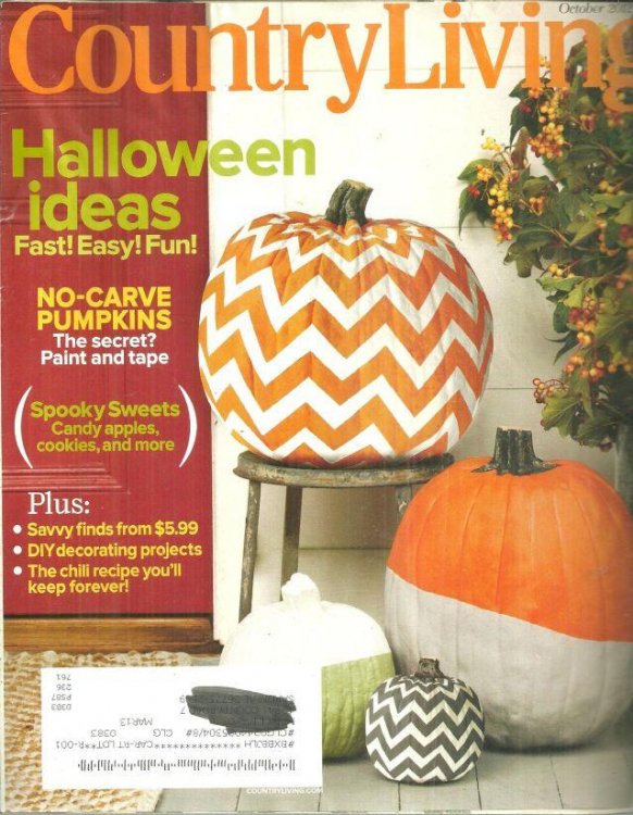 COUNTRY LIVING MAGAZINE OCTOBER 2012
