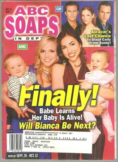 ABC SOAPS IN DEPTH MAGAZINE OCTOBER 28, 2004