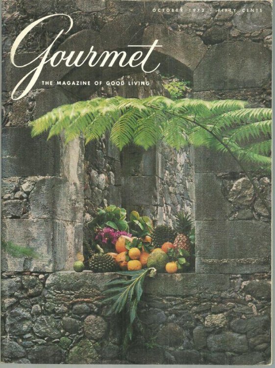 GOURMET MAGAZINE OCTOBER 1972 The Magazine of Good Living