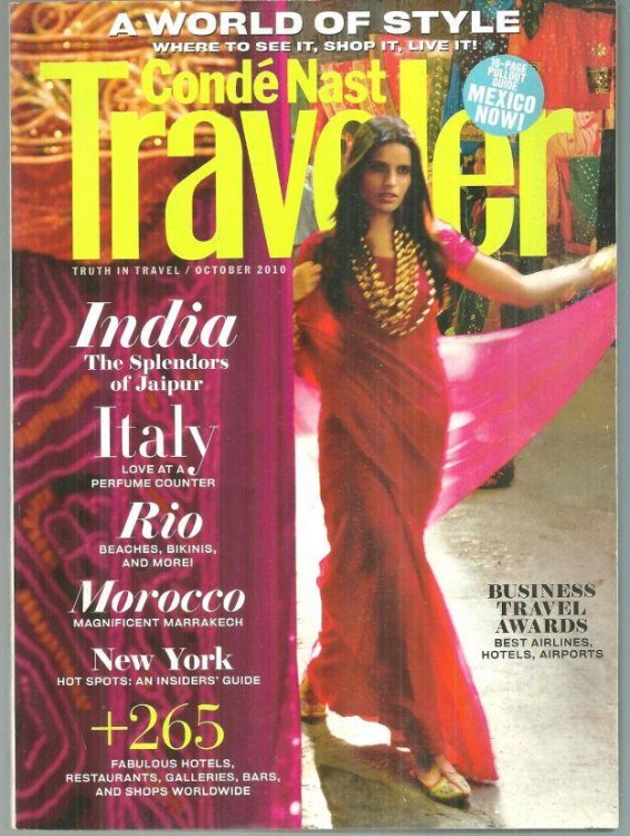CONDE NAST TRAVELER OCTOBER 2010