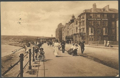 PENZANCE PROMENADE, PENZANCE, ENGLAND