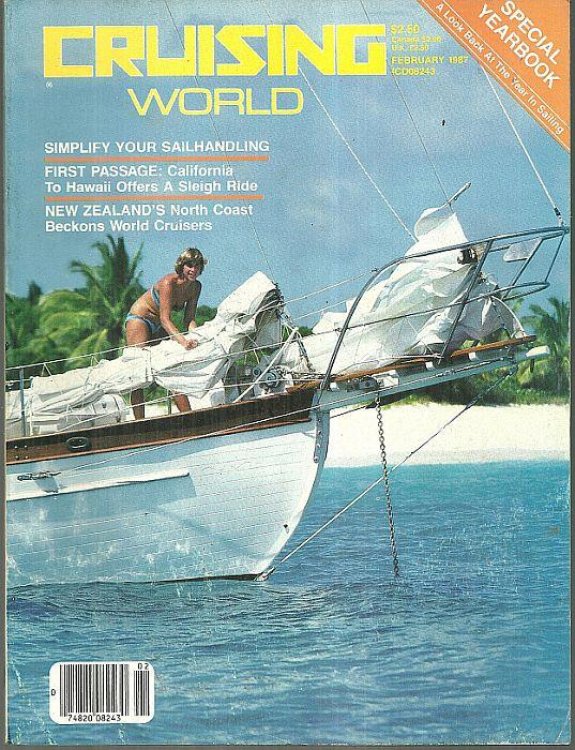 CRUISING WORLD MAGAZINE FEBRUARY 1987