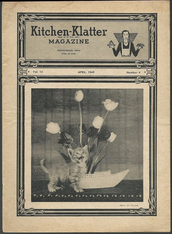 KITCHEN KLATTER MAGAZINE APRIL 1949