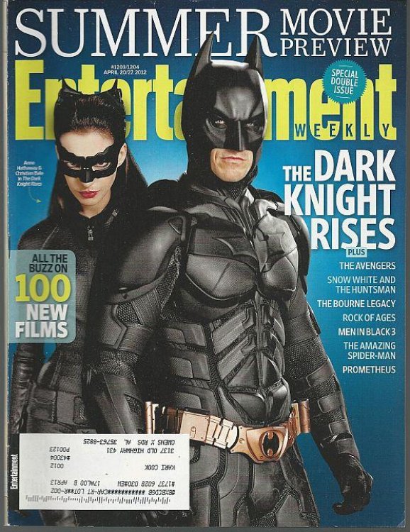 ENTERTAINMENT WEEKLY MAGAZINE APRIL 20/27, 2012 Special Double Issue Summer Movie Preview