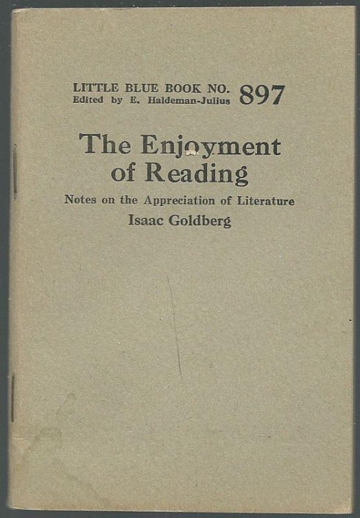 ENJOYMENT OF READING Notes on the Appreciation of Literature